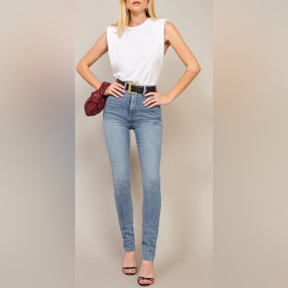 Reformation Women’s Ultra High Rise & Skinny Jeans in Cypress size 24 NWT